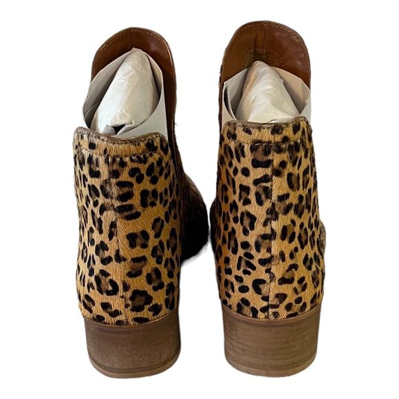 Coconuts By Matisse BECCA Womens Leopard Print Ankle Boots Pull On Size 7M - Picture 3 of 10